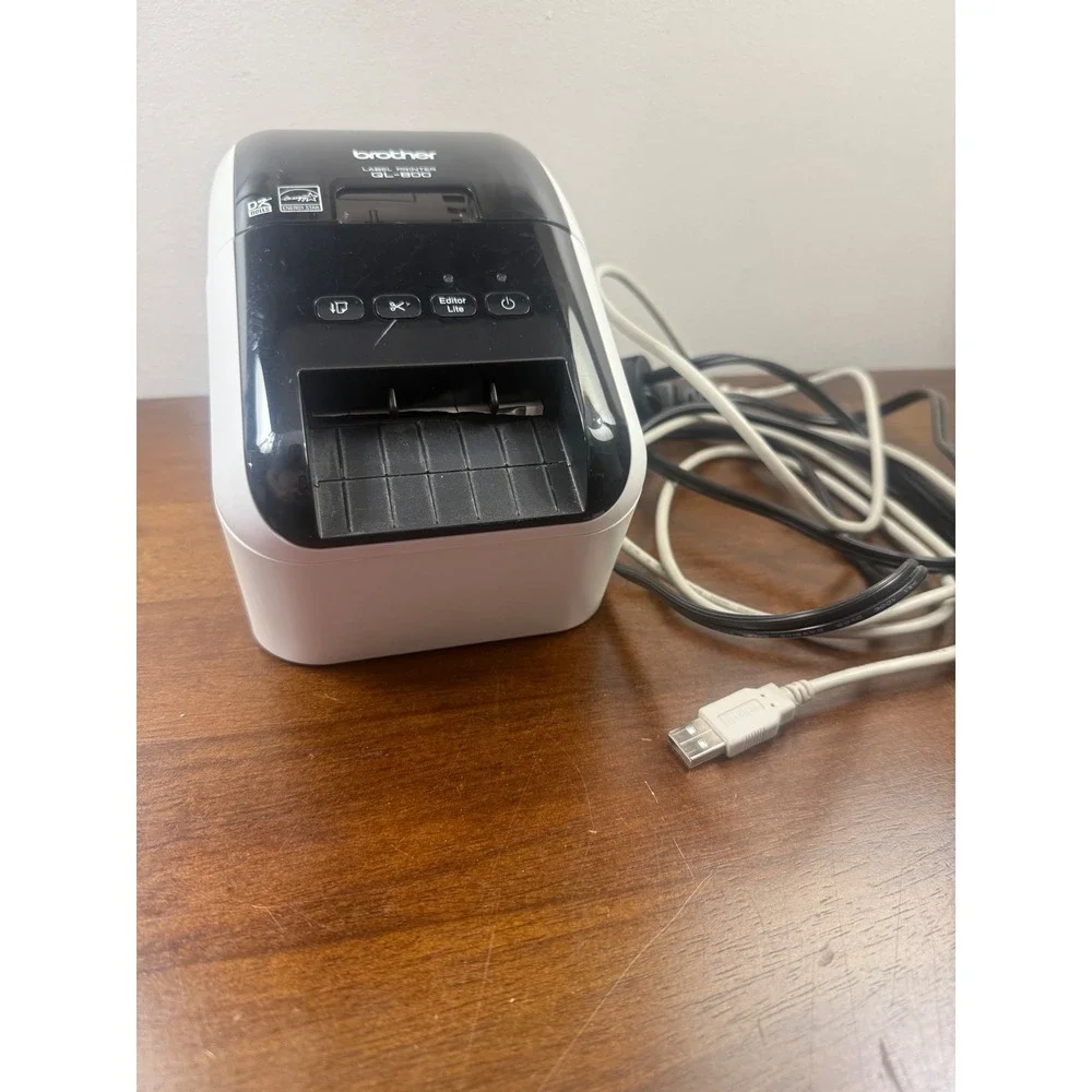 Brother QL-800 High-Speed Professional Label Printer Black White USB Thermal